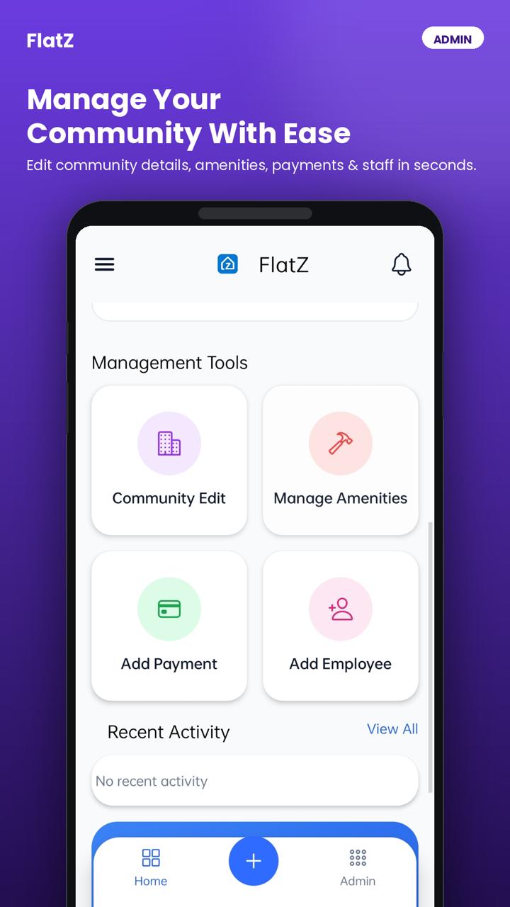 FlatZ admin dashboard